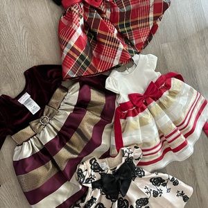 4 party dresses!